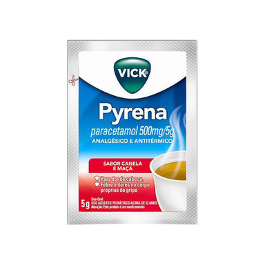 Imagem do produto Vick Pyrena Chá Canela E Maçã Sachê De 5G