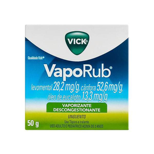 Imagem do produto Vick Vaporub Unguento 50G - Vaporub 50G