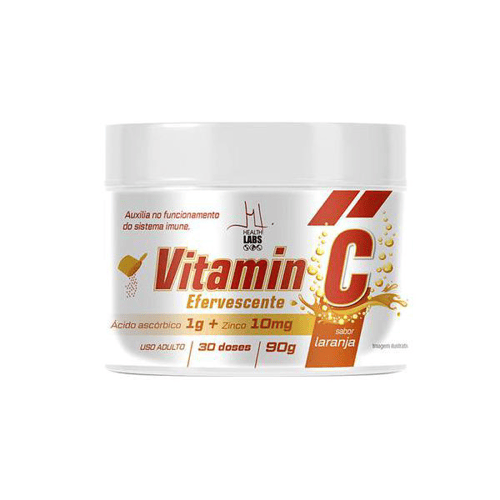 Vitamin C + Zinco Efervescente Health Labs 90G