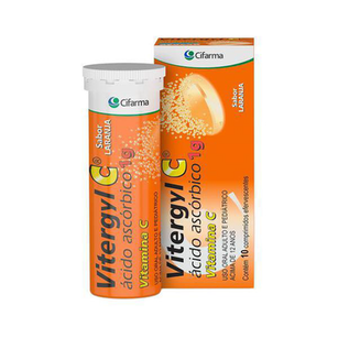 Vitamina C Vitergyl C Efervescente 1G Grb 10 Comprimidos