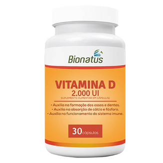 Vitamina D 2000Ui Com 30 Cápsulas