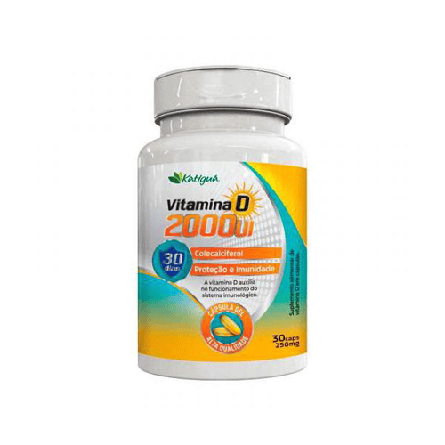 Vitamina D 2000Ui Com 30 Cápsulas