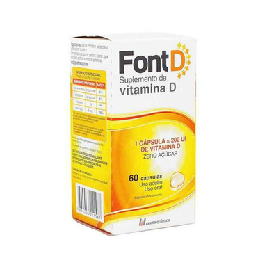 Imagem do produto VITAMINA D FONT D COM 60 CÁPSULAS