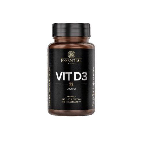 Vitamina D Vit D3 120 Cápsulas Essential Nutrition