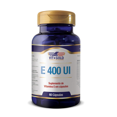 Vitamina E 400Ui Com 60 Comprimidos Vita Gold