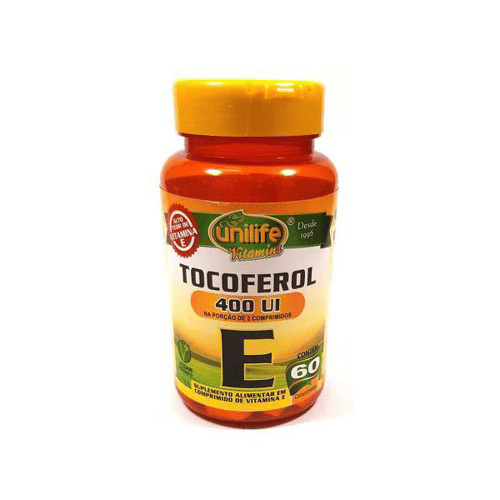 Vitamina E Tocoferol Unilife 60 Comprimidos De 1000Mg