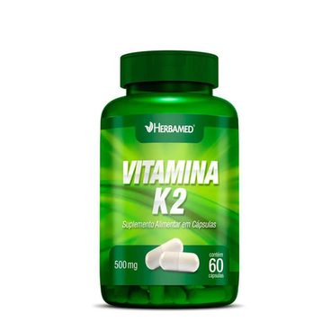 Imagem do produto VITAMINA K2 500MG HERBAMED 60 CÁPSULAS