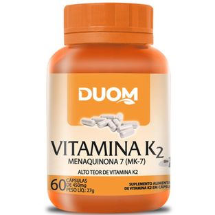 VITAMINA K2 MENAQUINONA 7 MK7 60 CÁPSULAS DUOM