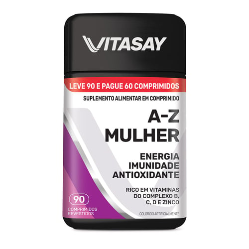 Vitasay Az Mulher Com 90 Comprimidos