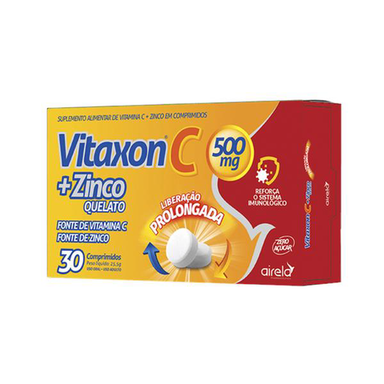 Vitaxon C + Zinco Liberação Prolongada 30Comprimidos