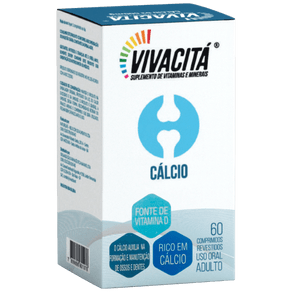 Vivacitá Cálcio 600Mg 60 Comprimidos