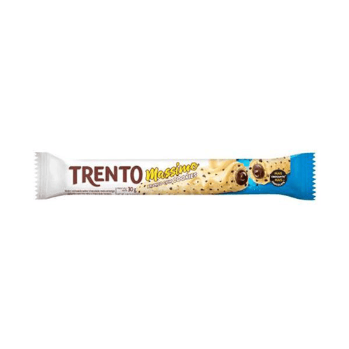 Wafer Trento Massimo Branco Com Cookies 30Gr