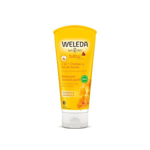 Shampoo E Body Wash Weleda Bebê Calêndula 200Ml