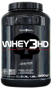 Whey 3Hd Black Skull 900G Wpc, Wpi E Wph