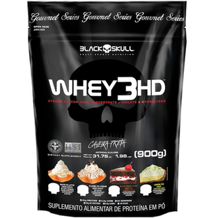 Imagem do produto Whey 3Hd Gourmet Black Skull Refil 900G Wpc, Wpi E Wph