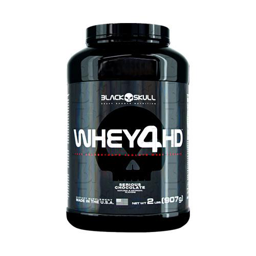 Whey 4Hd Black Skull Vanilla Com 907G